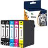Teng OGOUGUAN 603 XL Cartucce d'inchiostro Compatibili per Epson 603XL Sostituzione con Epson XP-3100 XP-2100 XP-2105 XP-3105 XP-4100 XP-4105 WF-2810 WF-2830 WF-2850 (2nero 1ciano 1magenta 1giallo)