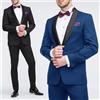 - Senza marca//Generico - Abito Uomo Elegante Smoking Cerimonia Completo Giacca Pantalone Vestito VEQUE