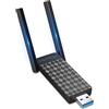 ElecMoga Chiavetta WiFi USB 5dBi 1300M 2 Antenne Dual Band 2.4G/5GHz per PC Fisso Supporta Windows 11/10/8/7/Vista/XP, Mac OS Plaid