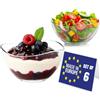 NORDIC SCHILLER Ciotole in Vetro Set 6 310ml Ciotola per Dessert in Vetro SENZA PIOMBO Coppette Gelato, Salse Sundae Caramelle, Ciotole Per Frutta, Insalatiere, Tazza da Dessert