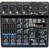 Depusheng M6 Mixer DJ a 6 canali console di miscelazione portatile Bluetooth MP3 256 effetti digitali integrati interfaccia USB per la registrazione del computer streaming live podcasting