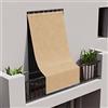 A2ZWORLD Tenda da Sole per Balcone Kit con Ganci e Anelli, Tenda Parasole a Cascata da Finestra in Tessuto Resistente da Esterno/Campeggio (145 x 290 centimetri, Beige)