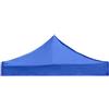 Gehanico Copertura impermeabile di ricambio per gazebo pergolato per tutte le stagioni, tenda di ricambio per padiglione, tessuto di ricambio per ombrellone, per campeggio, feste in giardino (blu, 2 x 2 m)