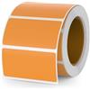 YIKIADA Orange Direct, etichette termiche in vinile, 2,5 x 5,1 cm, autoadesive, rettangolari, impermeabili, per stampante, etichette per nome, codice QR, indirizzi fai da te, ufficio, 500 pezzi