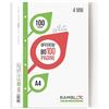 RAMBLOC RICAMBIO A4 RINFORZATO Rambloc FSC 100 gr. Pacco da 4 Ricambi 4MM (400 pagine totali) Massima Durabilità e Qualità per Tutte le Tue Esigenze di Scrittura e Archiviazione