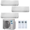 DAIKIN CONDIZIONATORE DAIKIN PERFERA ALL SEASONS TRIAL SPLIT 7000+15000+15000 BTU INVERTER 3MXM68 A++ WIFI