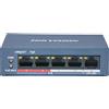 Hikvision DS-3E0105P-E/M(B) 4 Port Fast Ethernet Unmanaged POE Switch