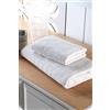 Questo Casa Set di 2 asciugamani da bagno, 100% cotone 20/2 cardato Jacquard Velour 450 gsm, 50x90 cm (1 pezzo), 90x150 cm (1 pezzo), crema