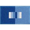 Linea Due Tappetino da bagno CAPRICIO 60x90 cm blu