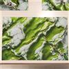 PETTI Artigiani Italiani MARBLELIZED - Tovagliette Americane Lavabili, Tovaglietta in Tessuto Effetto Marmo Verde, Set da 2 (30x45 cm) - Eleganti, Ideali per Colazione, Pranzo e Cena, Idea Regalo, 100% Made in Italy