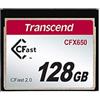 Transcend TS128GCFX650 Scheda di Memoria CFast 2.0, 128 GB