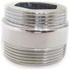 PEPTE PLUMBING4HOME Adattatore di Metallo Solido per la Cucina Risparmio di Acqua del Rubinetto di Rubinetto aeratore 22 Millimetri a 24mm, Finitura Cromata