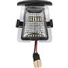 Baceyong LED luce della targa, lampada della targa del paraurti posteriore, lampada della targa dell'auto a LED, adatta per Je-ep Wrangler JK 2007-2018, adatta per Je-ep Wrangler JKU 2007-2018