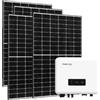 Kit fotovoltaico da 4 kW composto da Inverter monofase SheenPlus OGS da 6 kW + nº10 pannelli EXE Solar TRITON TOPCON da 440 Watt monocristallino