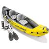 Intex 68307NP - Canoa Gonfiabile Explorer K2, 2 posti, con Accessori, PVC, Giallo, 312x91x51 cm