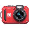 Kodak Fotocamera compatta 16 Mpx BSI CMOS 4608x3456 Px impermeabile Rosso WPZ2