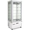 Klimaitalia Frigo pasticceria vetro quattro lati no frost in acciaio inox Modello VICTORIA85NFNWHITE Capacità Lt. 340 Temp.°C. -22/-18 Dim. cm L.85 P.65 H.195