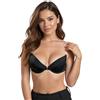 Vivisence Eve 1012 Elegante Reggiseno Push-Up Uniforme con Schiena Scoperta, Nero,2A