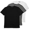 Trendyol Multicolor Male Basic Slim Fit 100% Cotton 3's Package Bike Collar Short T-Shirt, Multi Color, XL Uomini