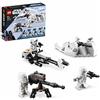 LEGO Star Wars Battle Pack Soldati Artici, Giocattolo da Costruire con 4 Minifigure, Cannone Blaster E-Web e Speeder Bike, Giochi per Bambini, Bambine, Ragazzi e Ragazze da 6 Anni, Idee Regalo 75320