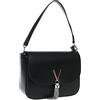 Valentino by Mario Valentino Divina, Borsa a Tracolla Donna, Nero, 8x17x23 Centimeters (B x H x T)