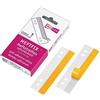 Veloflex 2002000 Piazza colore: bianco, giallo 50pieza (S) - Etichetta autoadesiva, bianco, giallo, Plaza, Strips, di plastica, 105 mm, 50 Pezzo, S), 50 Pezzi