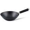 Ken Hom Wok Antiaderente Acciaio al Carbonio, 27cm, Excellence, Padella a Induzione/Compatibile con Utensili in Metallo, Lavabile in Lavastoviglie, 5 Anni di Garanzia, KH427001