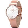 Ice-Watch CITY Sparkling Metal Rose Gold Orologio Rose Gold da Donna con Cinturino in Pelle, 015085 (Extra small)