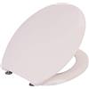 Cornat KSCET17 - Sedile WC Cetina, look semplice, in Duroplast di facile manutenzione, design in tinta unita, si adatta a qualsiasi bagno/sedile WC/copriwater