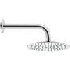 Duravit Universal braccio doccia, Montaggio a parete della doccia, Braccio della doccia 210 mm, rotondo, cromo