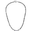 Collana Girocollo Donna Con Perle Di Turchese Sintetico E Acciaio Inox, 50 Cm, Con Scatola Regalo