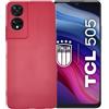 KEJI Cover per TCL 505 Custodia in TPU, Morbido Custodia Cover Slim Anti Scivolo Custodia Protezione Posteriore Cover Antiurto per TCL 505 (FUCSIA, TCL 505)