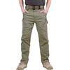 ERZU Uomo Outdoor Cargo Trekking Pantaloni con Cintura Leggero Impermeabile Quick Dry Tactical Pantaloni Nylon Spandex