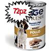 MONGE FRESH CANE ADULTO UMIDO 400 G BOCCONI IN PATE' POLLO PREZZO A LATTINA