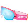 POC Fovea Mid Clarity Comp, Occhiali da Sci Unisex-Adulto, Fluorescent Orange/Spektris Blue, Taglia Unica