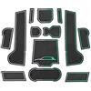CDEFG Tappetino Antiscivolo per VW T ROC 2018-2021 2022 Antipolvere Tappetini in Gomma per Interni Auto Accessori (Bianco)