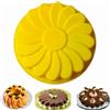 RoseFlower 10 Pollic Stampo in Silicone per Torta，Rose Flower Stampo per Torta da Forno in Silicone,Stampi in Silicone per Natale, per Dolci Cottura Mini Torta Cupcake Cioccolato Ghiaccio，Senza BPA(Girasole)