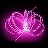 Balabaxer Linea luminosa Rosa, striscia luminosa al neon portatile del pacchetto batteria 5M, può essere tagliata a volontà, applicabile alla festa, Halloween, decorazione fai da te
