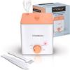 YTYOMUR Tazze mestruali Più pulito,Sterilizzatore a disc mestruale, 2 su 1 modalità di ebollizione e vapore,Un click Timer manopola Auto off, con 1 pennello per la pulizia e 1 clip resistente al calore