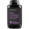 Zenement NAC & L-Glutatione Liposomiale - 120 Capsule Gastroresistenti | 300 mg NAC + 286 mg Glutatione Liposomiale, Formula Propria, Vegano, Senza Glutine, 1 al Giorno, 4 Mesi, Zenement