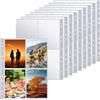 DODUOS 100 Pezzi 4 Scomparti Tasche Fotografiche Raccoglitore A4, Buste Trasparenti per Foto, Buste Trasparenti Cartoline, A4 Album Fotografico Buste Trasparenti per La Protezione di Cartoline, Foto