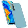 HAFFAN Custodia in Silicone TPU Compatibile con Samsung Galaxy A15 (4G) / Samsung Galaxy A15 5G (6.5), Cover Case Protettiva per Cellulare - Azzurro