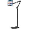 LanPavilion Supporto da pavimento per tablet, flessibile e regolabile, compatibile con iPad Pro, Air, iPhone, Galaxy, supporta dispositivi da 11,9 a 33 cm, per casa, letto, divano, ufficio