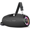 ZEALOT Cassa Bluetooth,120W Altoparlante Bluetooth con Bassi di Aumento,Impermeabile IPX6,Luce LED,Bluetooth 5.2,Esterno,Cassa Bluetooth per Campeggio,Spiaggia,Regal