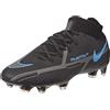 Nike Phantom Gt2 Dynamic Fit Elite Fg, Sneaker Unisex-Adulto, Black Dk Smoke Grey Summit White, 45 EU