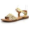 KICKERS Kick Dash, Sandali Bassi Donna, Oro, 37 EU