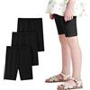 L&K-II Confezione da 1/2/3 leggings corti da ciclista, in cotone, colore merhfarben 4532, Confezione da 3 pezzi, colore nero, 146/152 cm