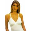 Saggio Leable 6 Canottiere Spallina Stretta in Puro Cotone Lavorato A Costina Donna Made in Italy Profumatore Bianco 7