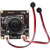 Svpro Modulo Fotocamera USB 5 MP con Microfono per Computer, Ultra Grandangolare Fisheye con Audio per Elaborazione di Immagini Industriali