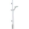 Avilia Set Asta per la Doccia con Soffione, con Illuminazione a Led, in ABS, 94cm, Cromato